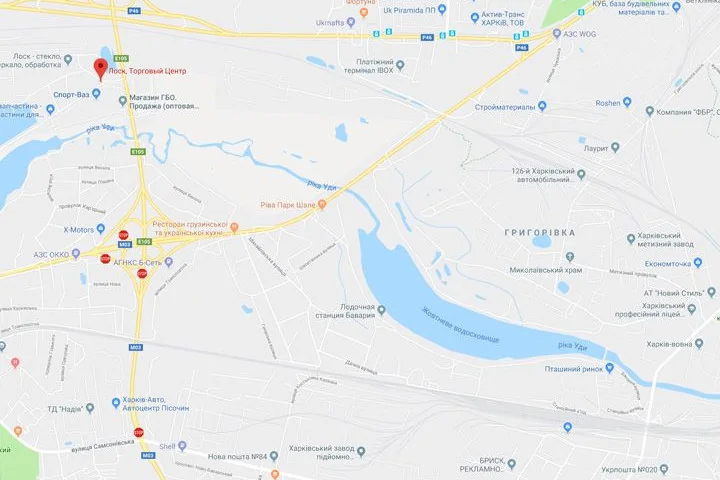 Карта Окружная-Полтавский Шлях Карта Окружная-Полтавский Шлях